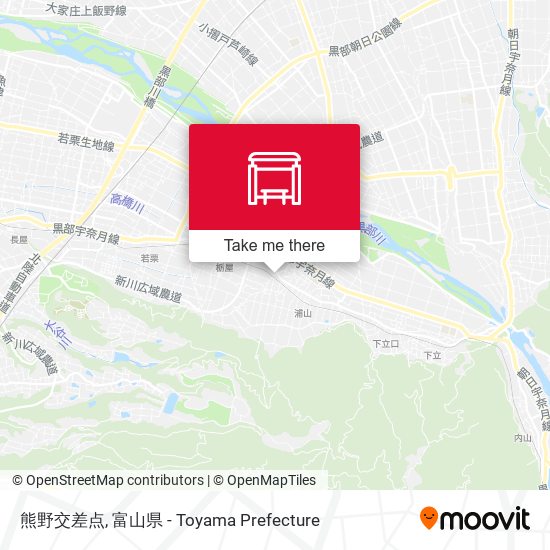 熊野交差点 map