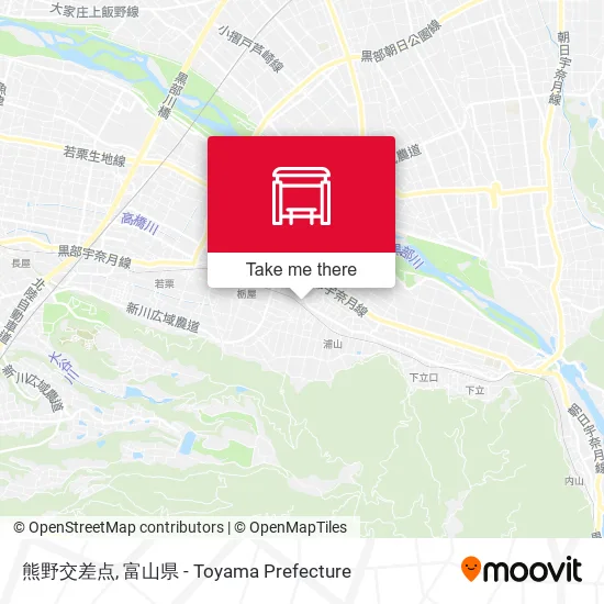 熊野交差点 map