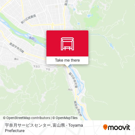 宇奈月サービスセンター map