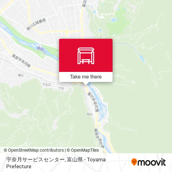 宇奈月サービスセンター map