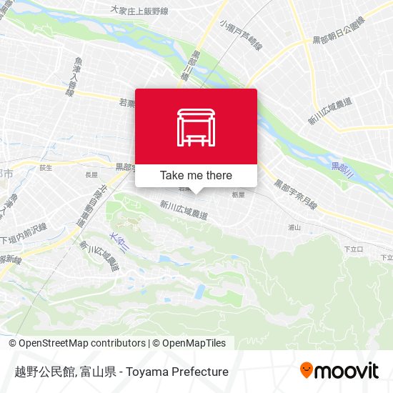 越野公民館 map