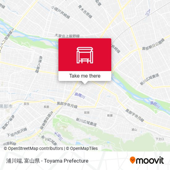 浦川端 map