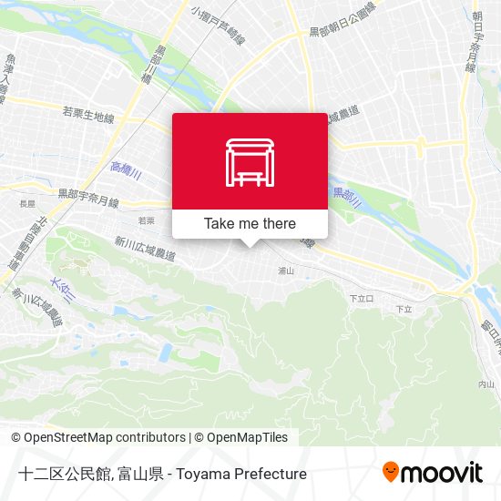 十二区公民館 map