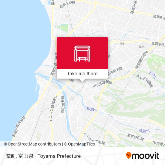 荒町 map