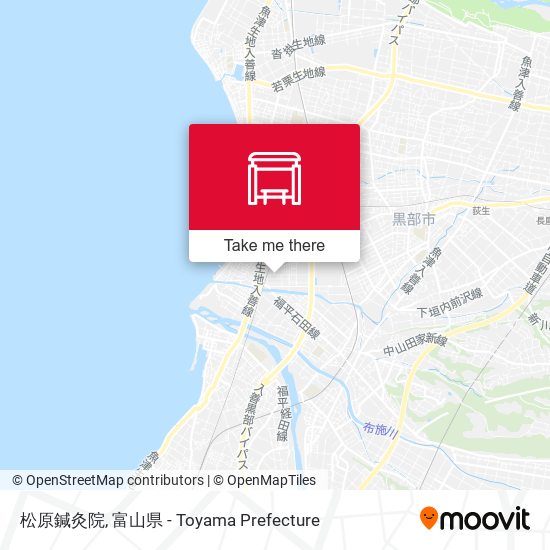 松原鍼灸院 map