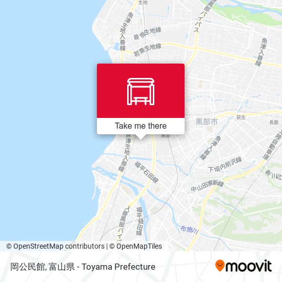 岡公民館 map