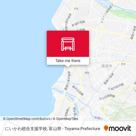 にいかわ総合支援学校 map