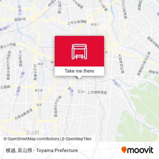 横越 map