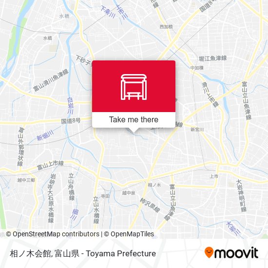 相ノ木会館 map
