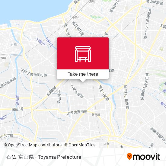 石仏 map