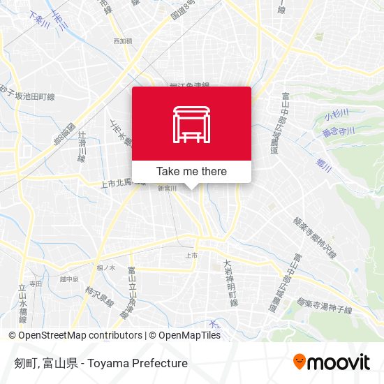 剱町 map