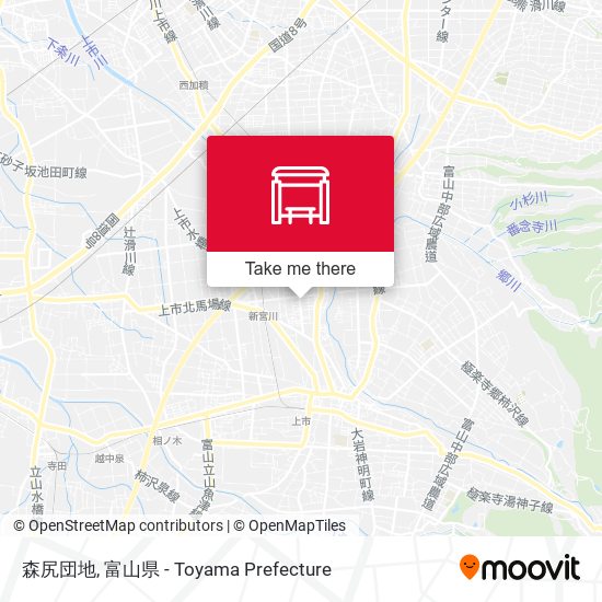 森尻団地 map