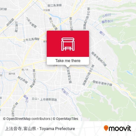 上法音寺 map