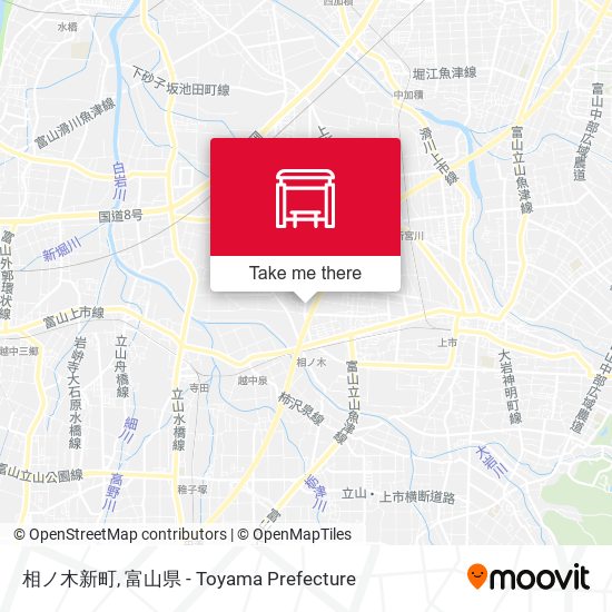 相ノ木新町 map