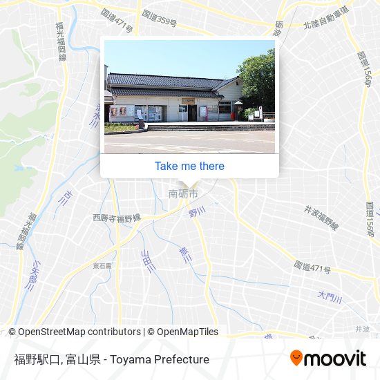福野駅口 map