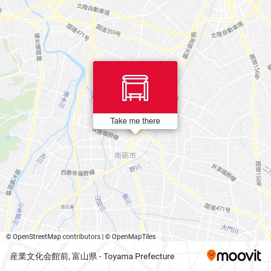 産業文化会館前 map