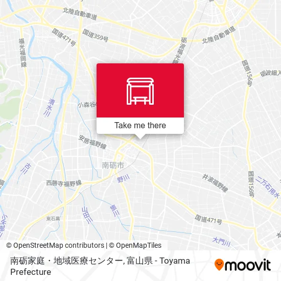 南砺家庭・地域医療センター map