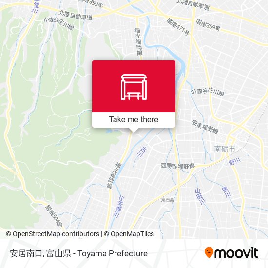 安居南口 map