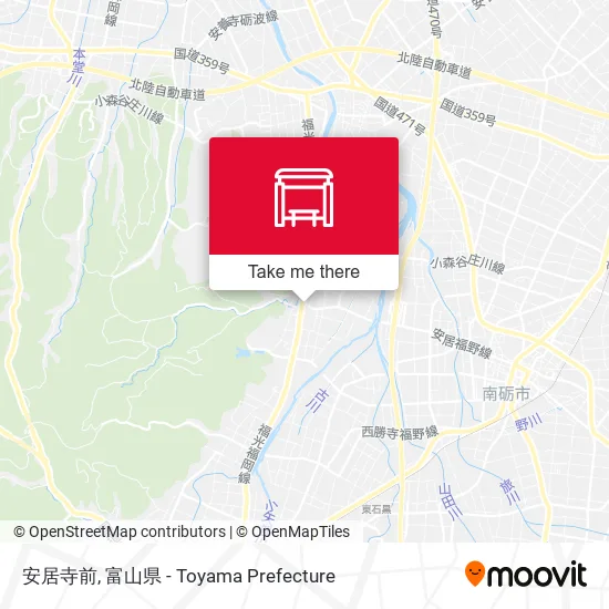 安居寺前 map