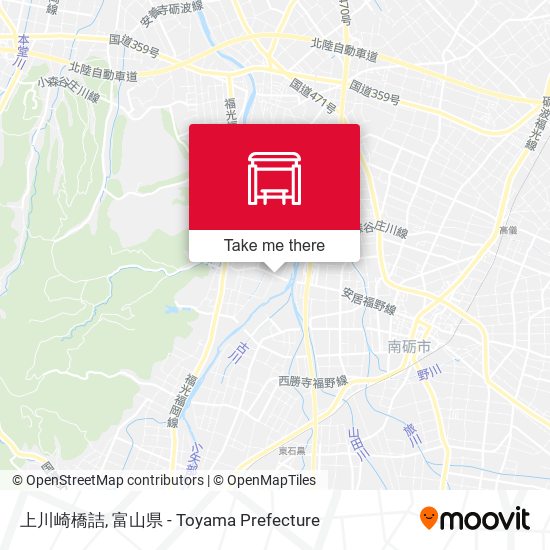 上川崎橋詰 map
