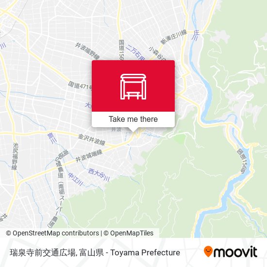 瑞泉寺前交通広場 map