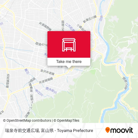瑞泉寺前交通広場 map