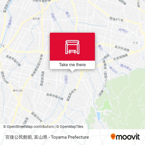 宮後公民館前 map
