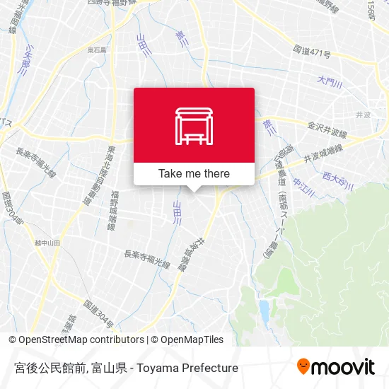 宮後公民館前 map