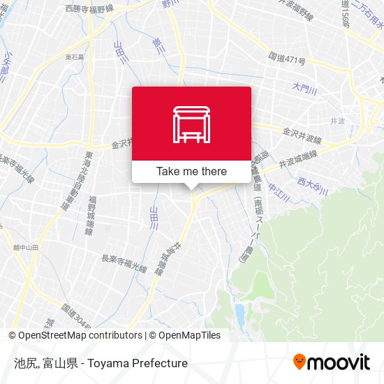 池尻 map