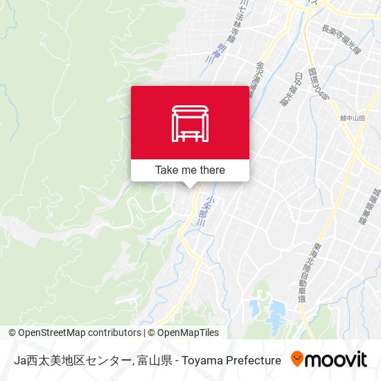 Ja西太美地区センター map