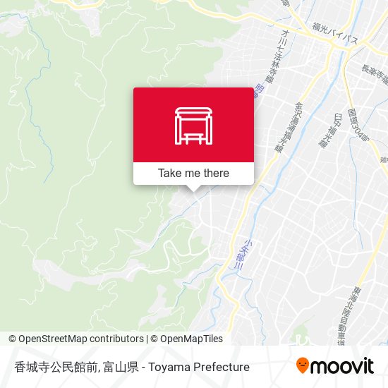 香城寺公民館前 map