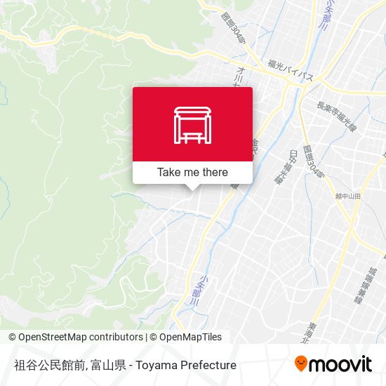 祖谷公民館前 map