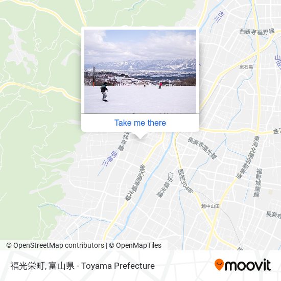 福光栄町 map