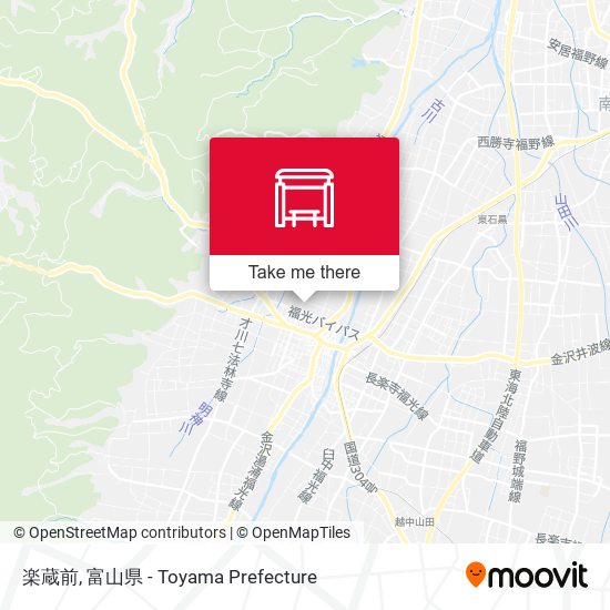 楽蔵前 map