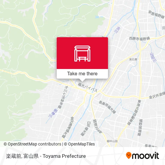 楽蔵前 map