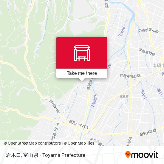 岩木口 map