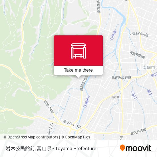 岩木公民館前 map