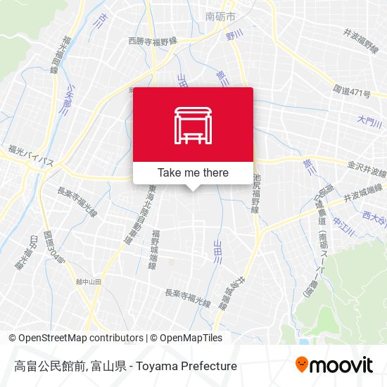 高畠公民館前 map