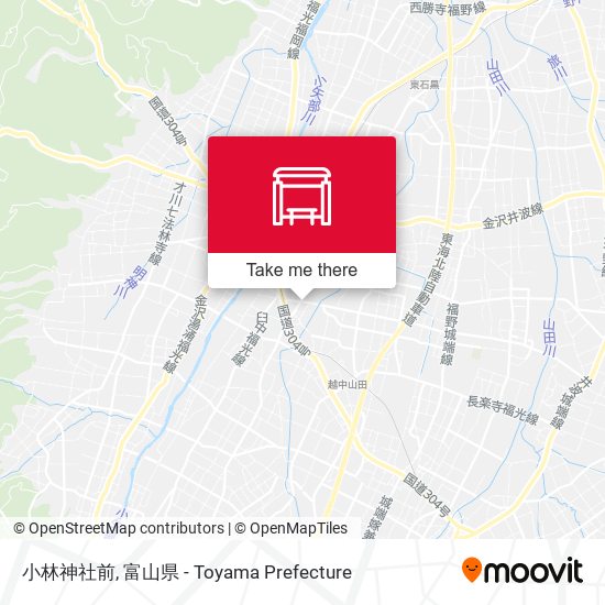 小林神社前 map