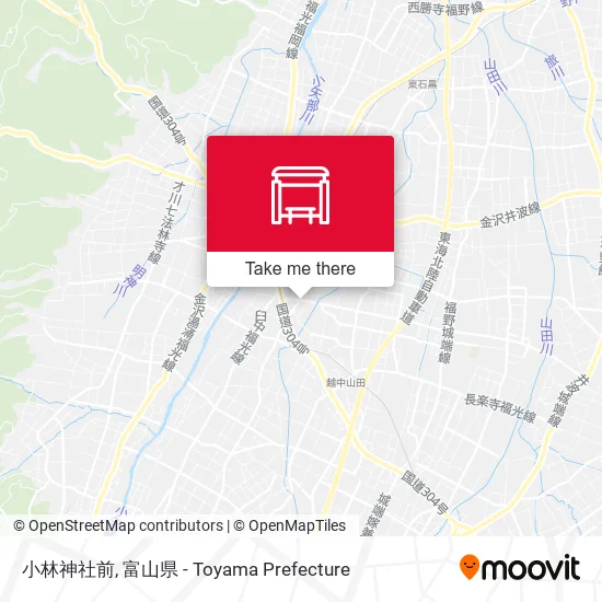 小林神社前 map