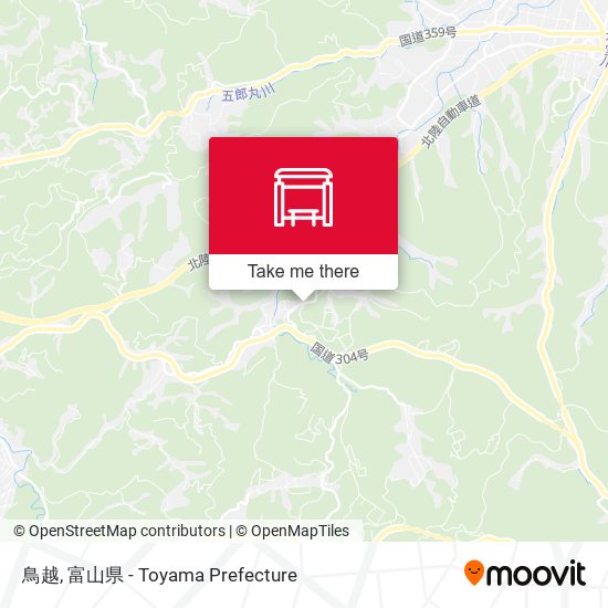 鳥越 map