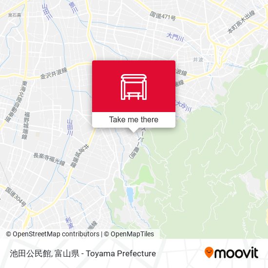 池田公民館 map