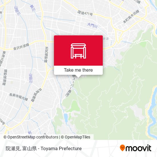 院瀬見 map