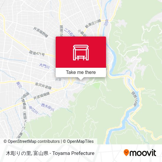 木彫りの里 map