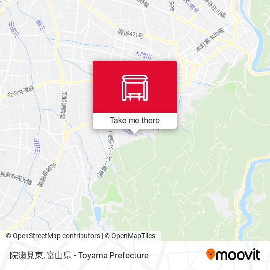 院瀬見東 map