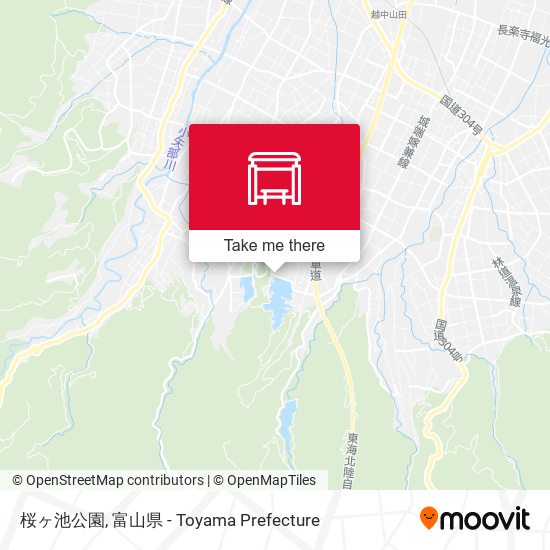 桜ヶ池公園 map