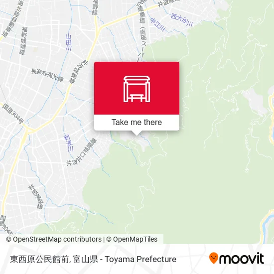 東西原公民館前 map