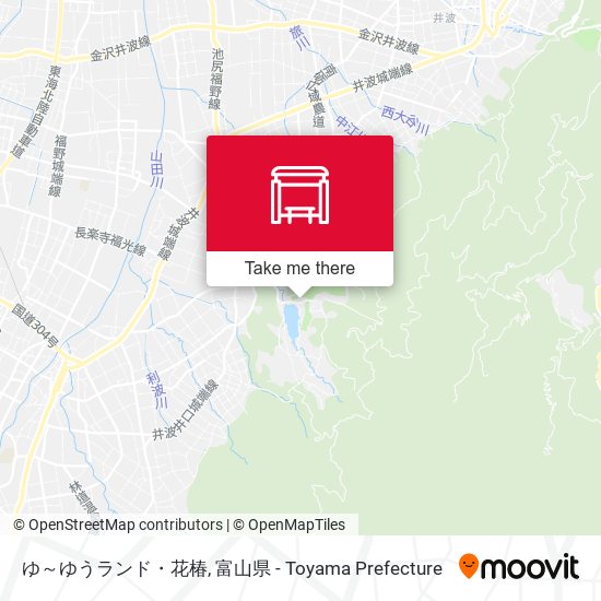 ゆ～ゆうランド・花椿 map