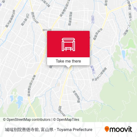 城端別院善徳寺前 map