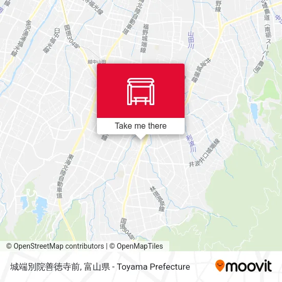 城端別院善徳寺前 map